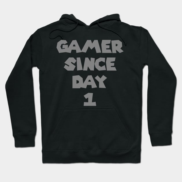 Gamer Since Day 1 Hoodie by indydesignart